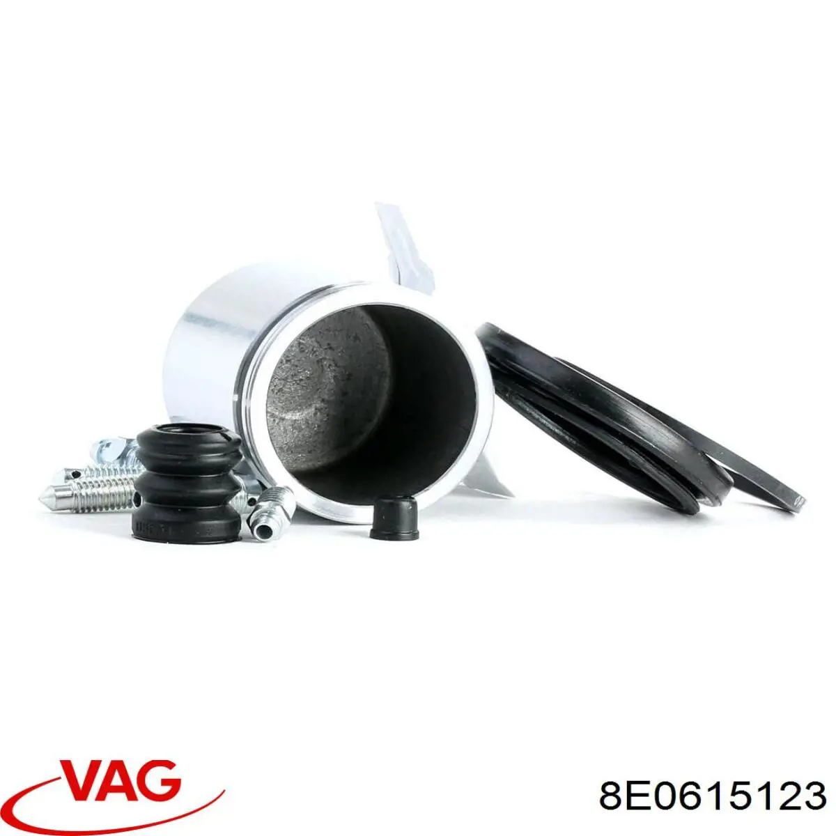 Pinza de freno delantera izquierda 8E0615123 VAG