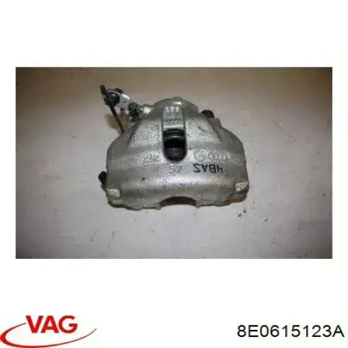 8E0615123A VAG Pinza de freno delantera izquierda