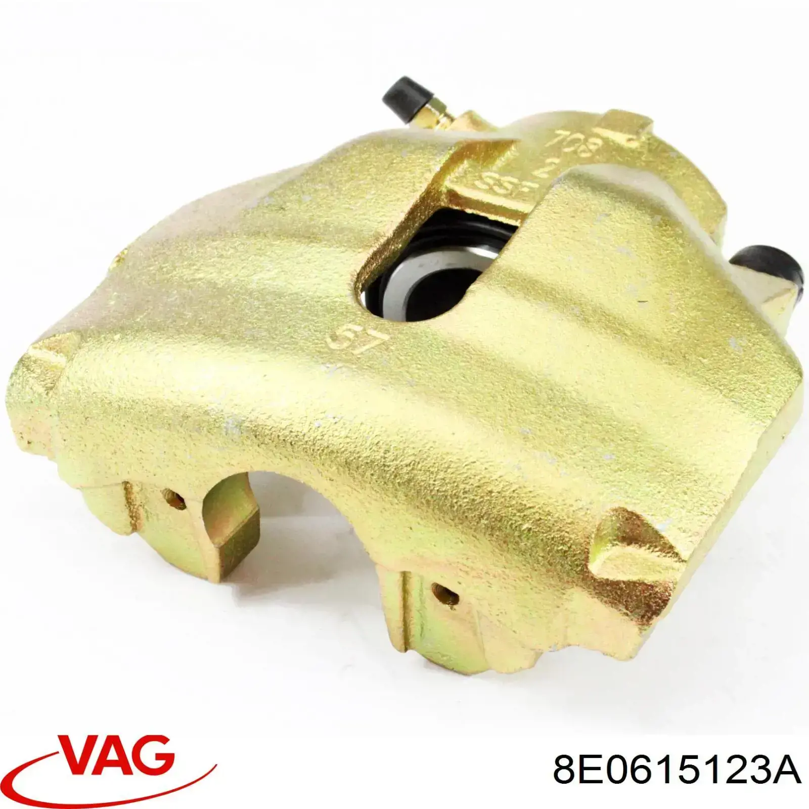 Pinza de freno delantera izquierda 8E0615123A VAG