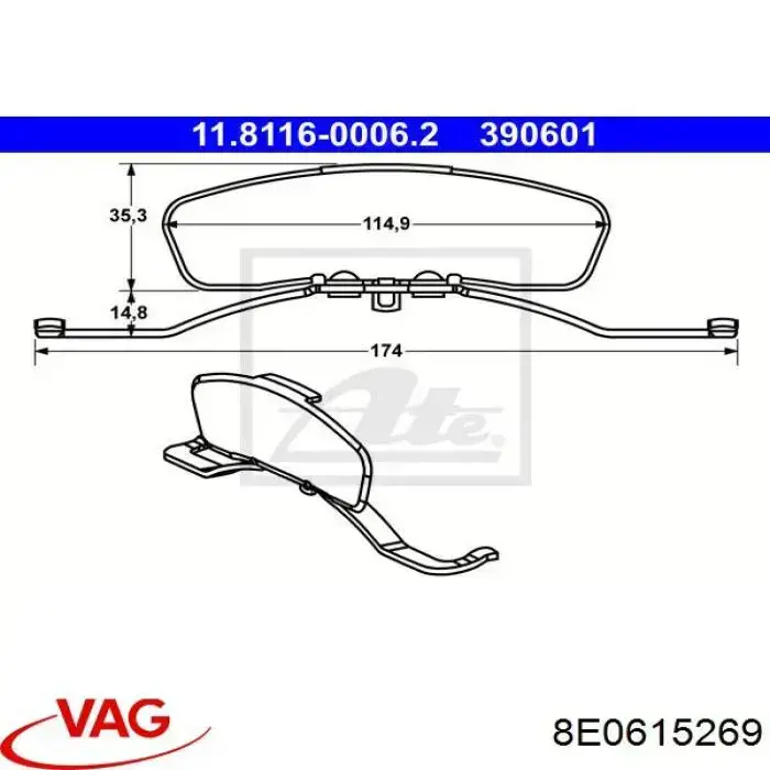 Comprar 8E0615269 VAG 