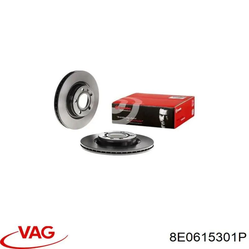 Comprar 8E0615301P VAG Freno de disco delantero