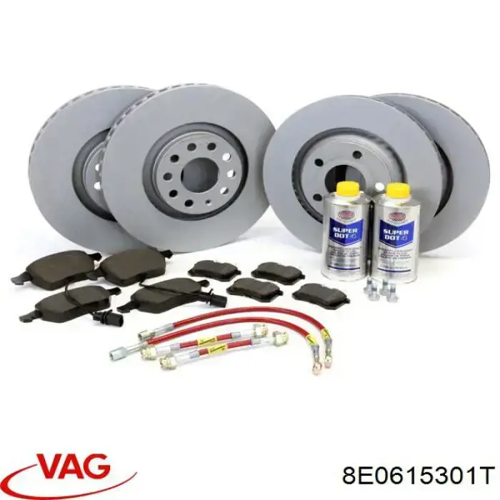 Disco de freno 8E0615301T VAG