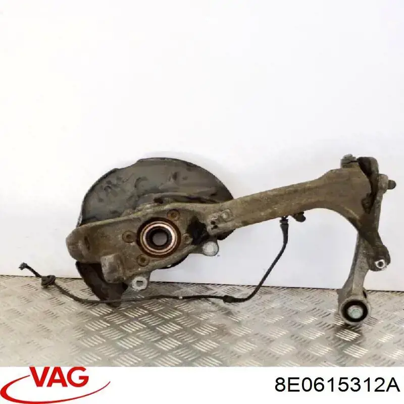 Protector de disco de freno delantero derecho 8E0615312A VAG
