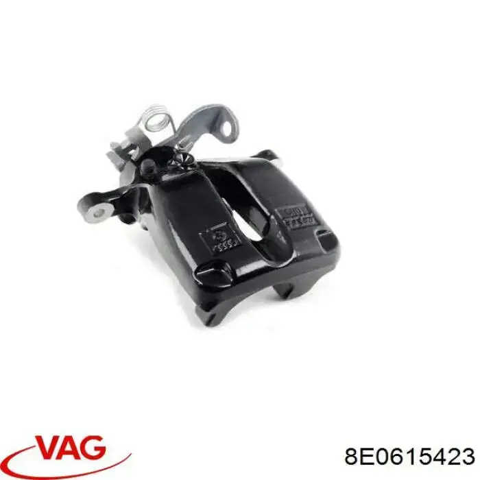Pinza de freno trasera izquierda 8E0615423 VAG