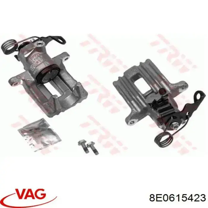 Pinza de freno trasera izquierda VAG 8E0615423
