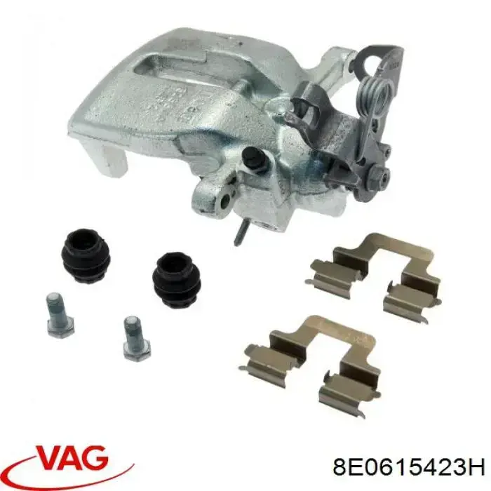 8E0615423H VAG Pinza de freno trasera izquierda