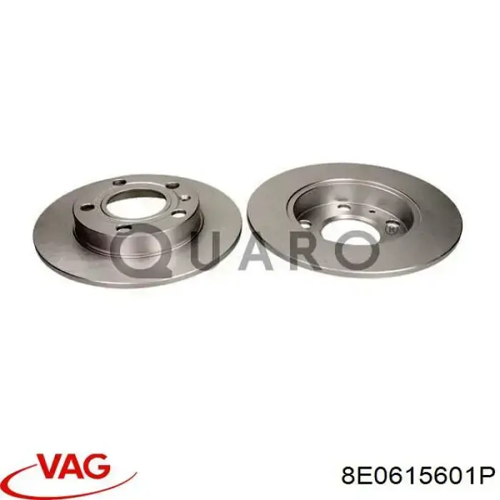 Comprar 8E0615601P VAG Disco de freno trasero