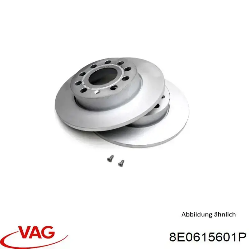 Disco de freno trasero VAG 8E0615601P precio, desde 23,45 EUR