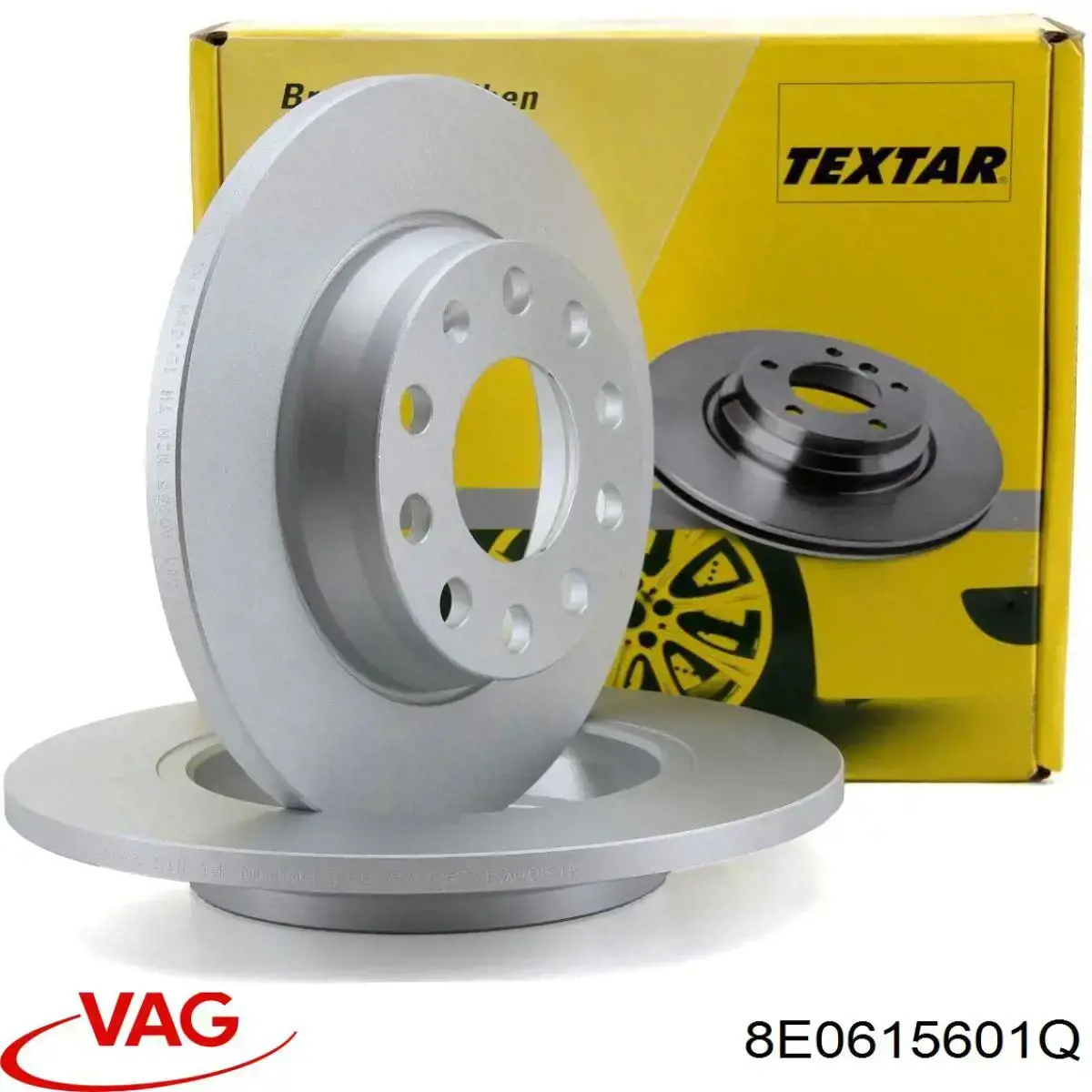 Disco de freno trasero 8E0615601Q VAG