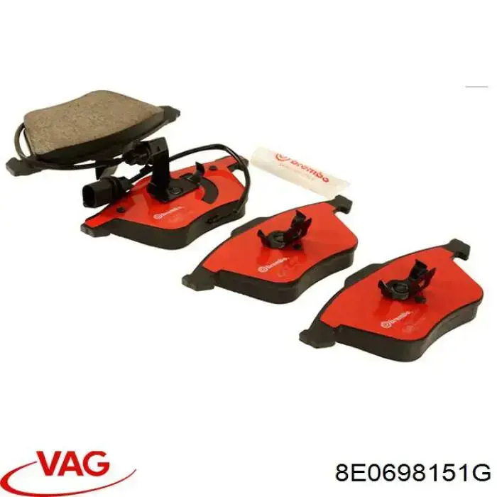 Pastillas de freno delanteras VAG 8E0698151G