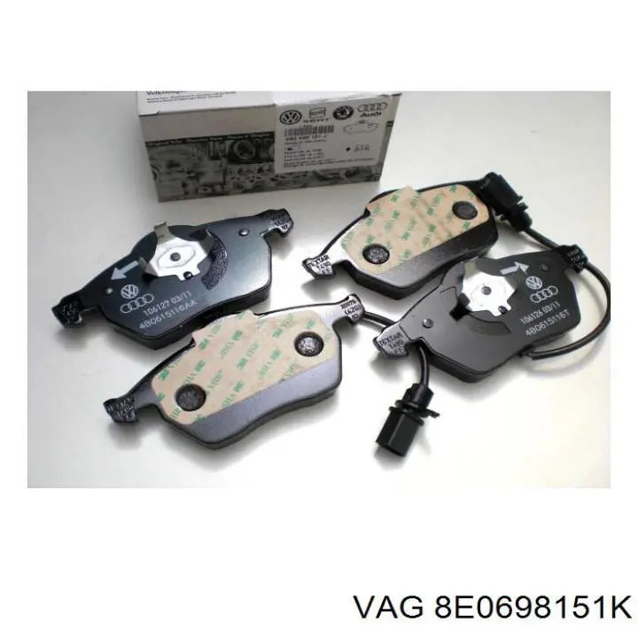 Pastillas de freno delanteras Audi A6 4F2