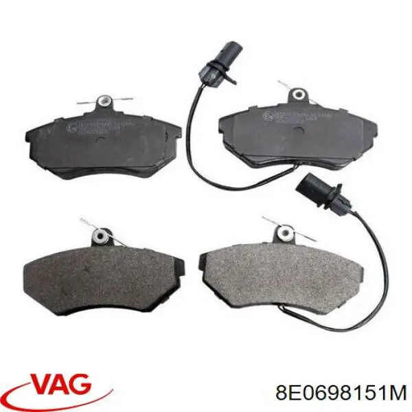 Pastillas freno delanteras VAG 8E0698151M precio, desde 35,27 EUR