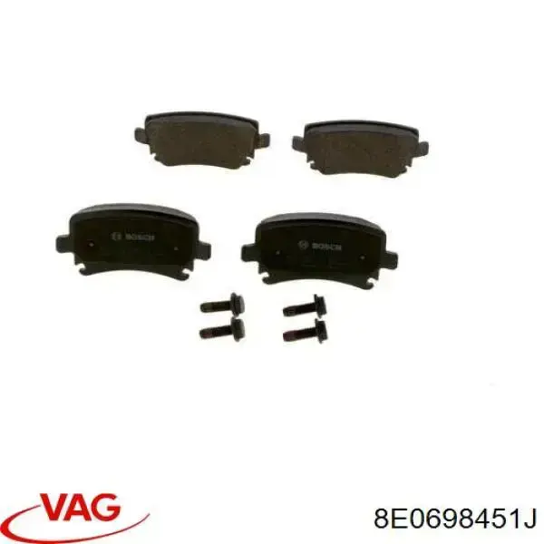 Comprar 8E0698451J VAG Pastillas de freno traseras