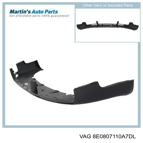Alerón paragolpes delantero VAG 8E0807110A precio, desde 86,88 EUR