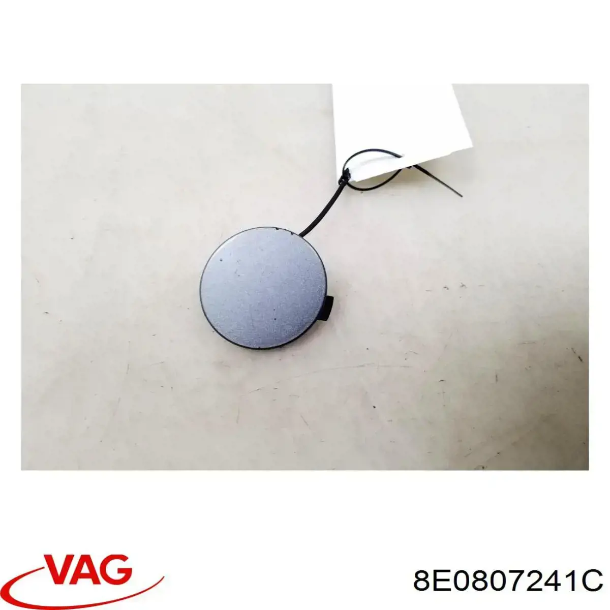 Tapa del gancho de remolque del parachoques delantero derecho VAG 8E0807241C precio, desde 8,31 EUR