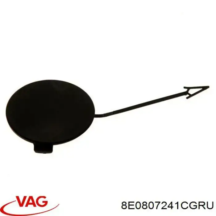 Comprar 8E0807241CGRU VAG Tapa del gancho de remolque del parachoques delantero derecho