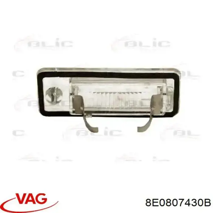 Luces LED de matricula VAG 8E0807430B