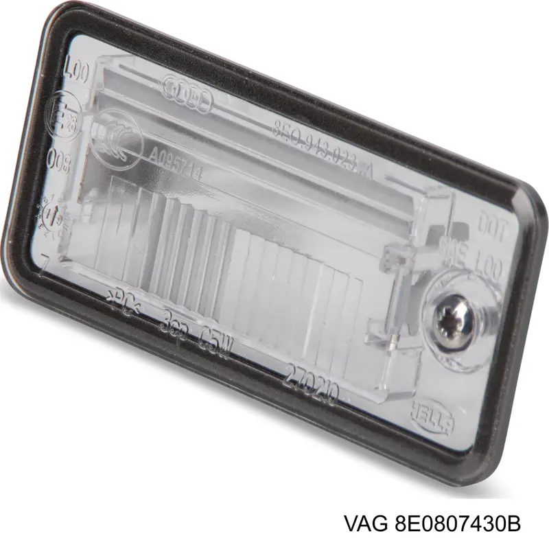 8E0807430B VAG Luz de matricula