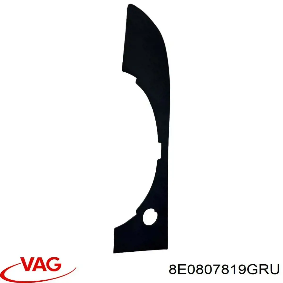 Embellecedor de faro antiniebla izquierdo 8E0807819GRU VAG