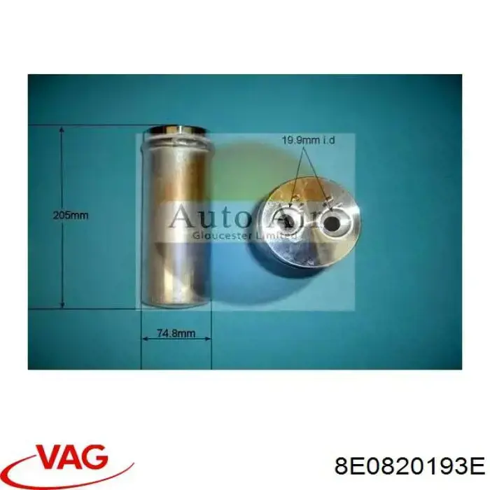 Filtro deshidratador aire acondicionado VAG 8E0820193E precio, desde 24,67 EUR