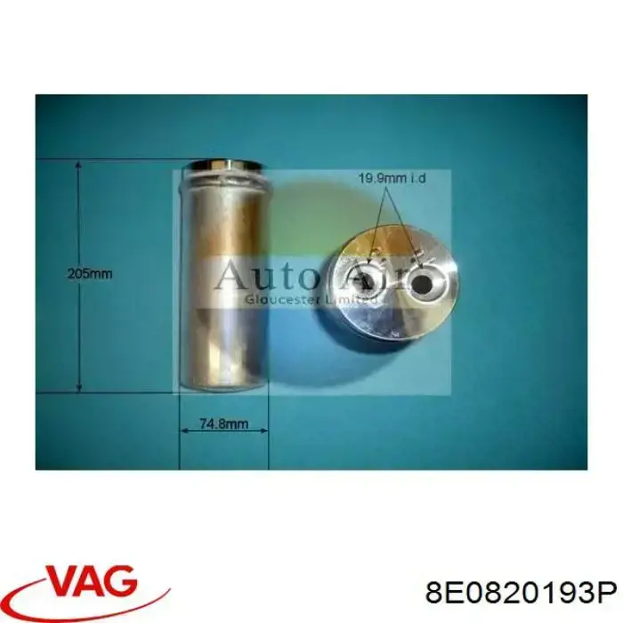 Comprar 8E0820193P VAG Filtro secador de aire acondicionado