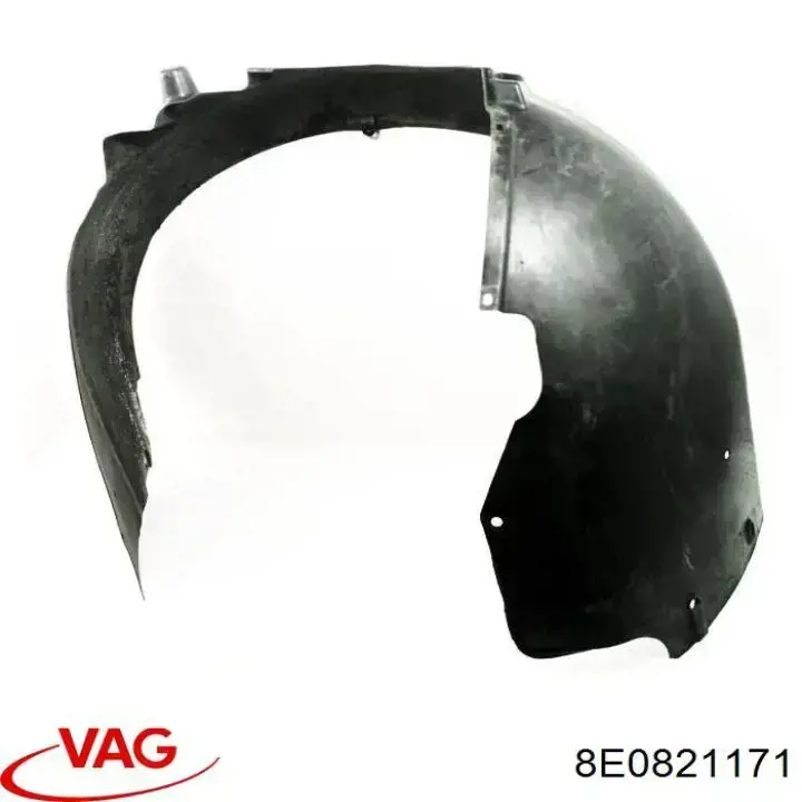 Comprar 8E0821171 VAG Guardalodos interior izquierdo, guardafango delantero