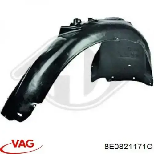 Guardalodos interior izquierdo, guardafango delantero VAG 8E0821171C precio, desde 26,82 EUR