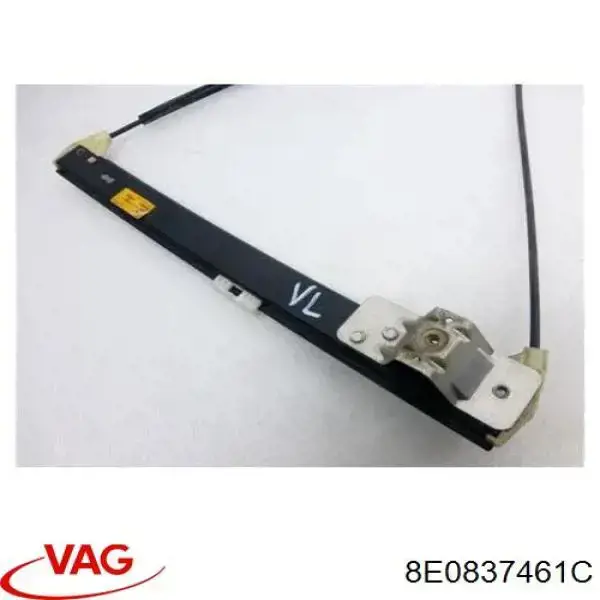 Mecanismo elevalunas delantero izquierdo VAG 8E0837461C precio, desde 32,29 EUR