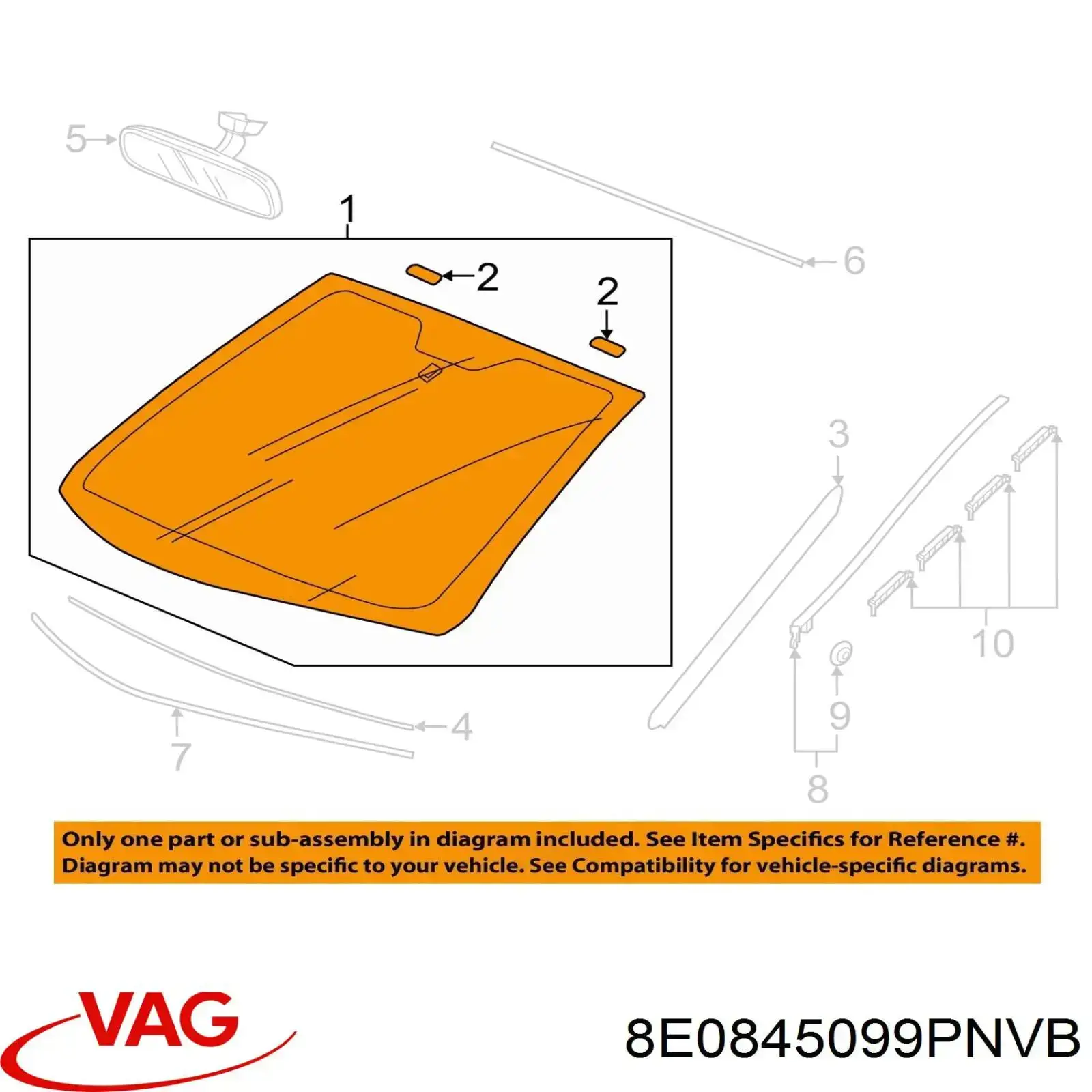 GS1203D12 FPS Parabrisas delantero 