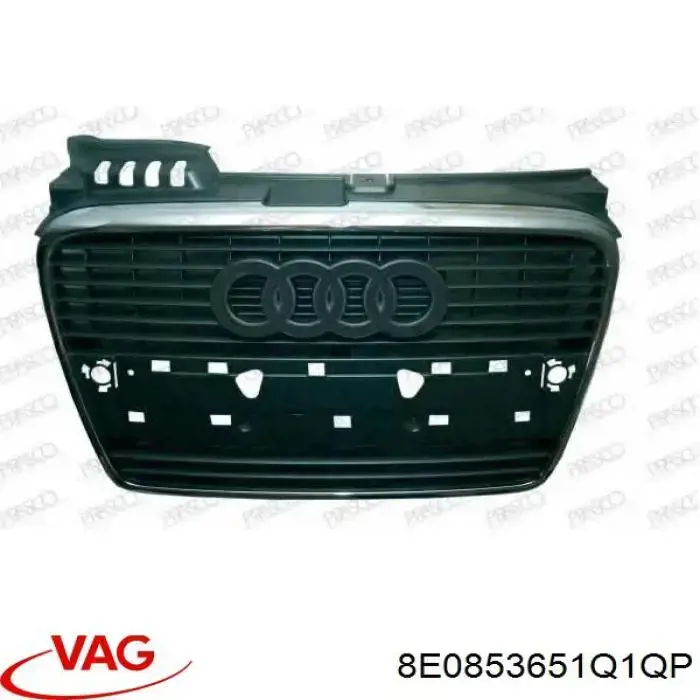 Rejilla delantera VAG 8E0853651Q1QP precio, desde 416,42 EUR
