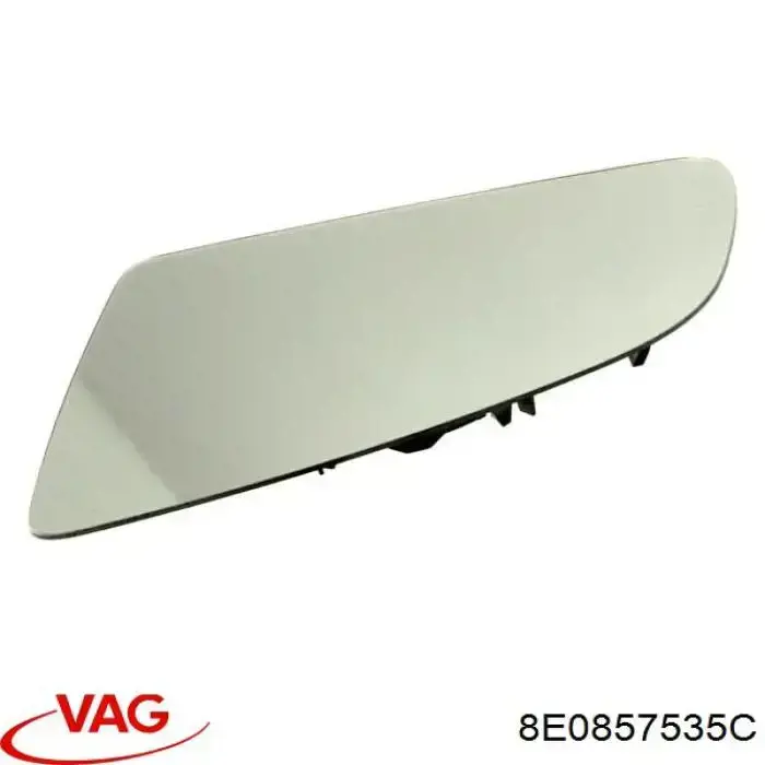 8E0857535C VAG cristal de espejo retrovisor exterior izquierdo