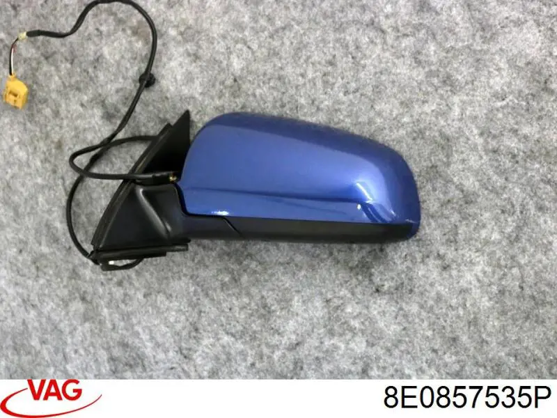 8E0857535P VAG Cristal de espejo retrovisor exterior izquierdo