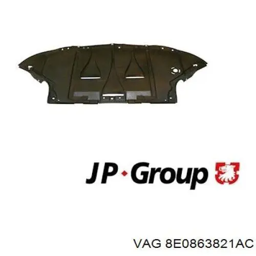 8E0863821AC VAG protección motor /empotramiento