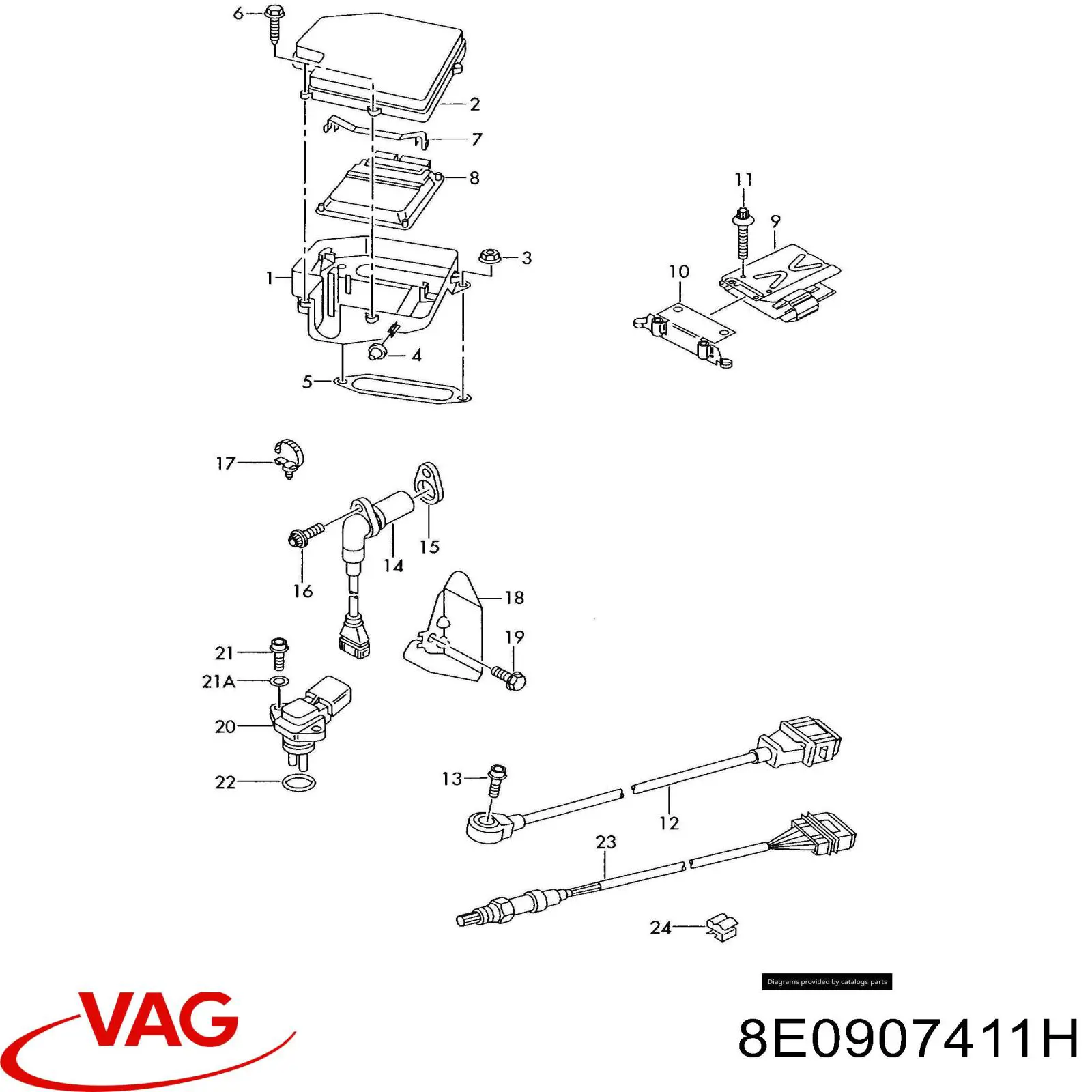 Comprar 8E0907411H VAG ECU
