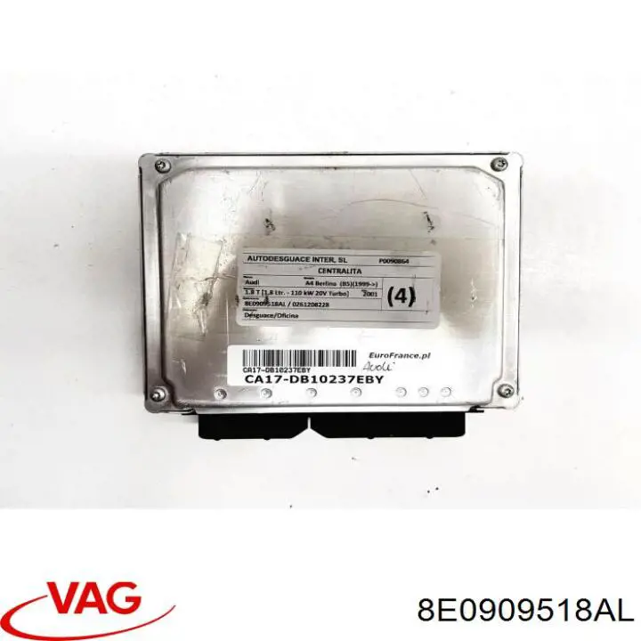 8E0909518AL VAG Centralina Del Motor