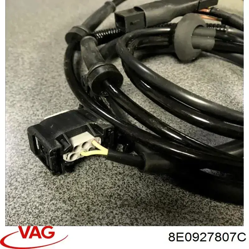 Sensor ABS, rueda trasera izquierda VAG 8E0927807C