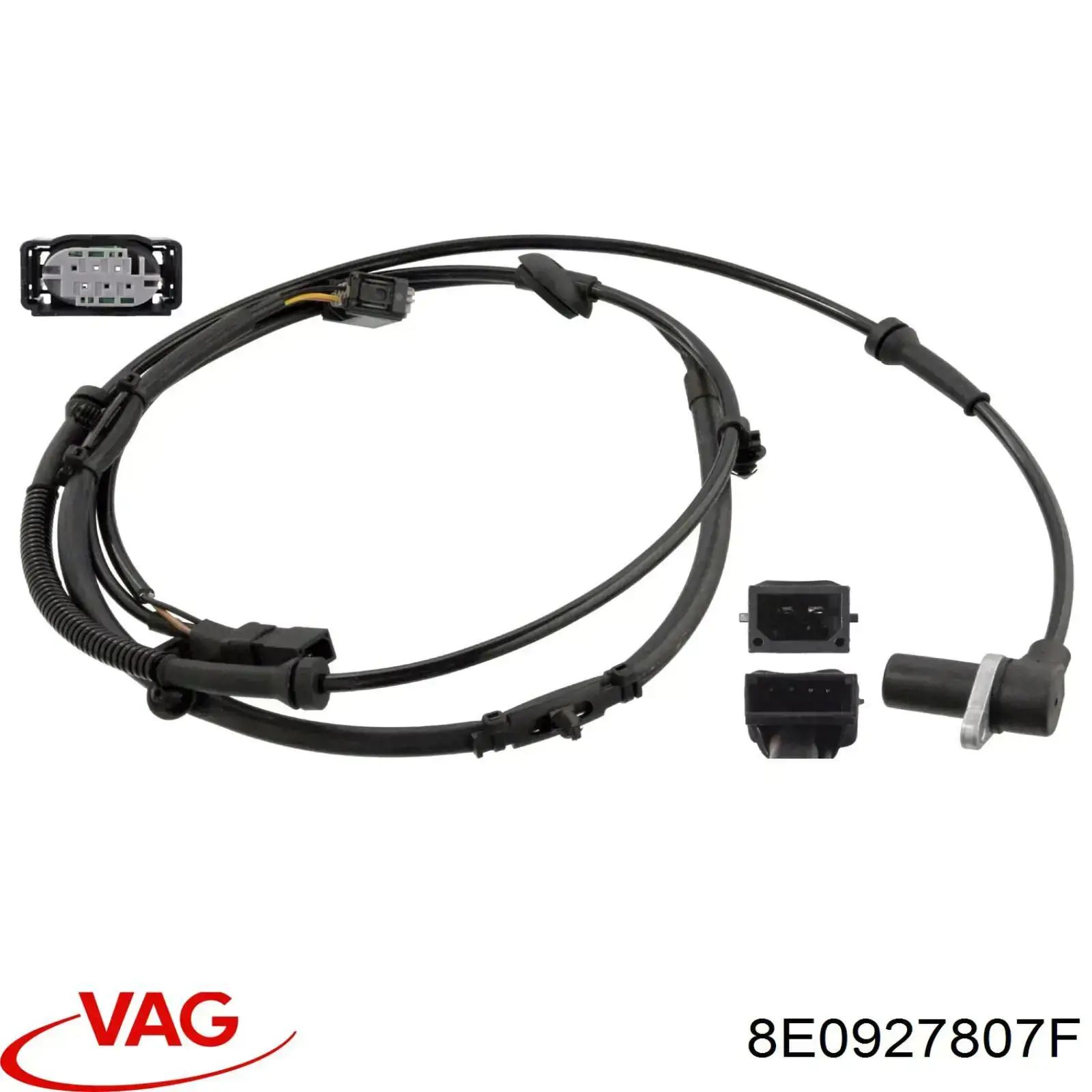 Sensor ABS, rueda trasera izquierda Audi A4 B7 (8EC)