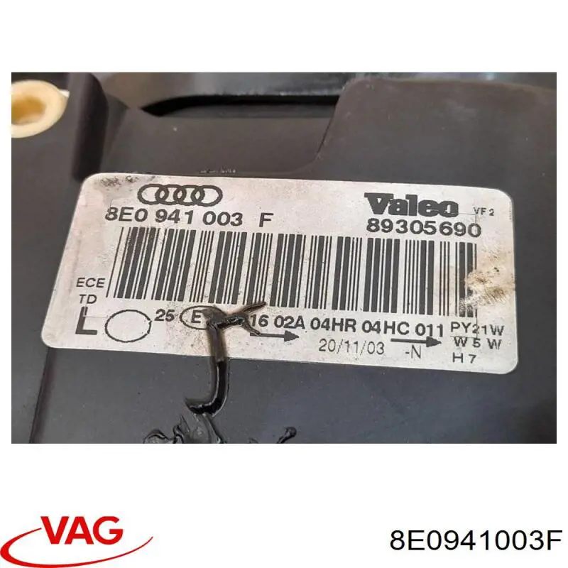 Faro VAG 8E0941003F precio, desde 102,20 EUR