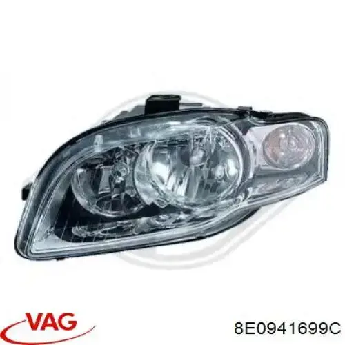 Luz antiniebla izquierdo 8E0941699C VAG