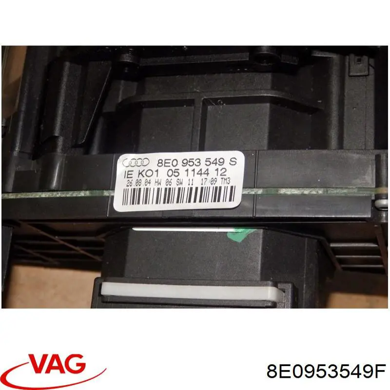 Conmutador columna dirección 8E0953549F VAG