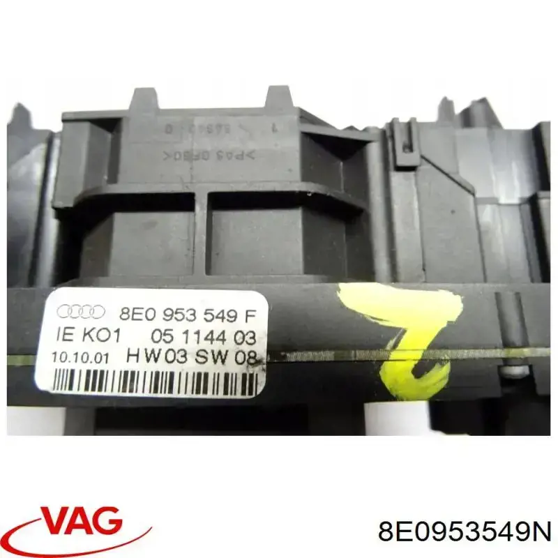 Comprar 8E0953549N VAG Módulo de control de interruptores de la columna de dirección