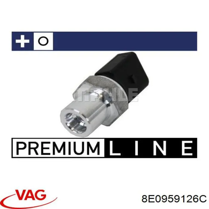 Sensor de presion de aire acondicionado 8E0959126C VAG