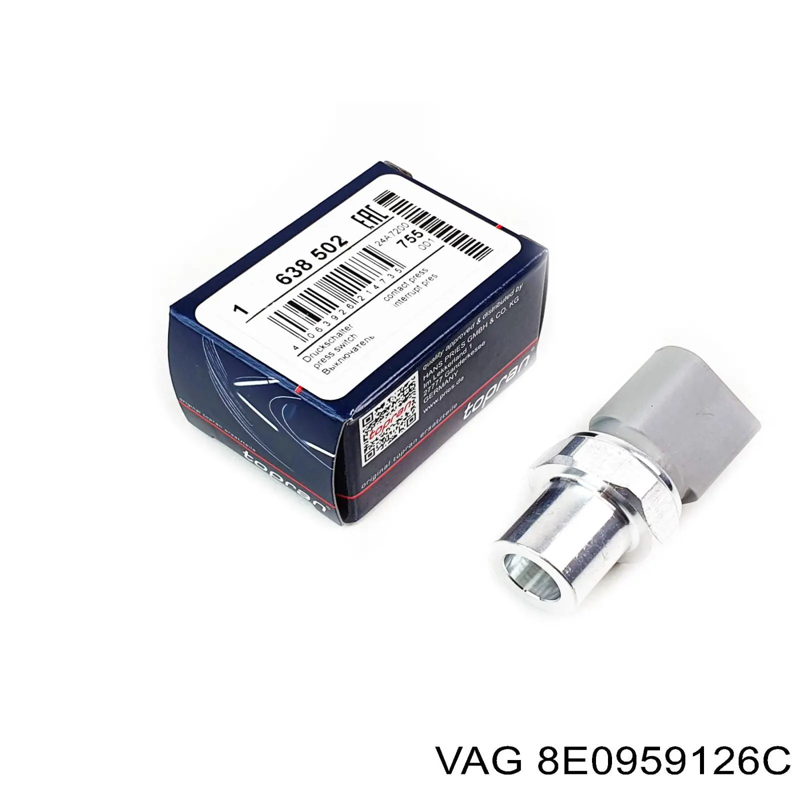 Sensor de presion de aire acondicionado 8E0959126C VAG