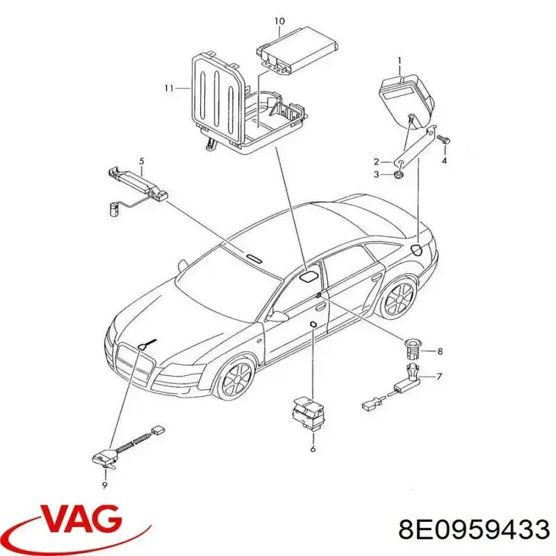  VAG 8E0959433 precio, desde 85,67 EUR