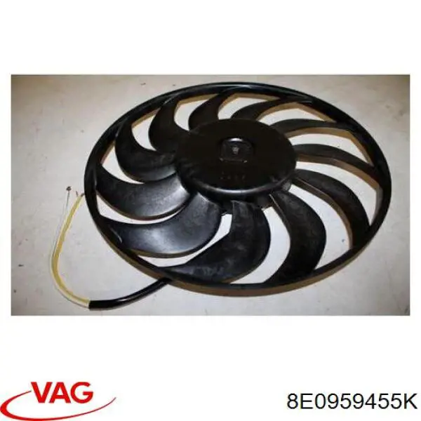 8E0959455K VAG ventilador del motor