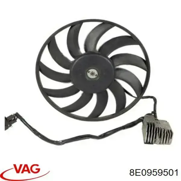 Comprar 8E0959501AD VAG Regulador de velocidad del ventilador de refrigeración (unidad de control)