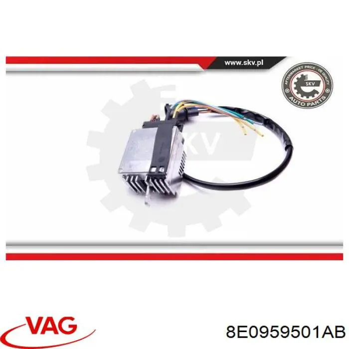 Regulador de velocidad del ventilador de refrigeración (unidad de control) Vika 99591817401 precio, desde 118,16 EUR