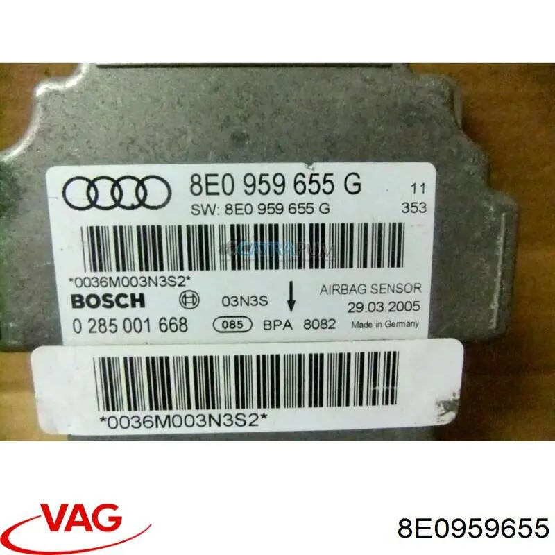 Módulo de control de airbag VAG 8E0959655 precio, desde 63,89 EUR