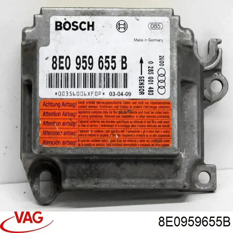 Módulo de control de airbag VAG 8E0959655B precio, desde 68,24 EUR