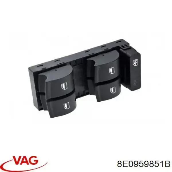 Comprar 8E0959851B VAG Interruptor de elevalunas delantera izquierda